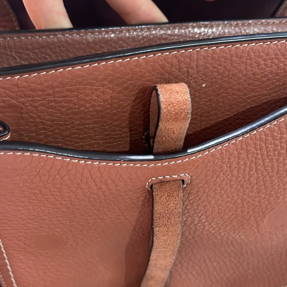 Marc Jacobs Brown Leather Crossbody Saddle Bag - Picture 6 of 11